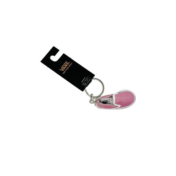 Vans Womens Retro Pink Slip On Sneaker Key Chain - Picture 7 of 9